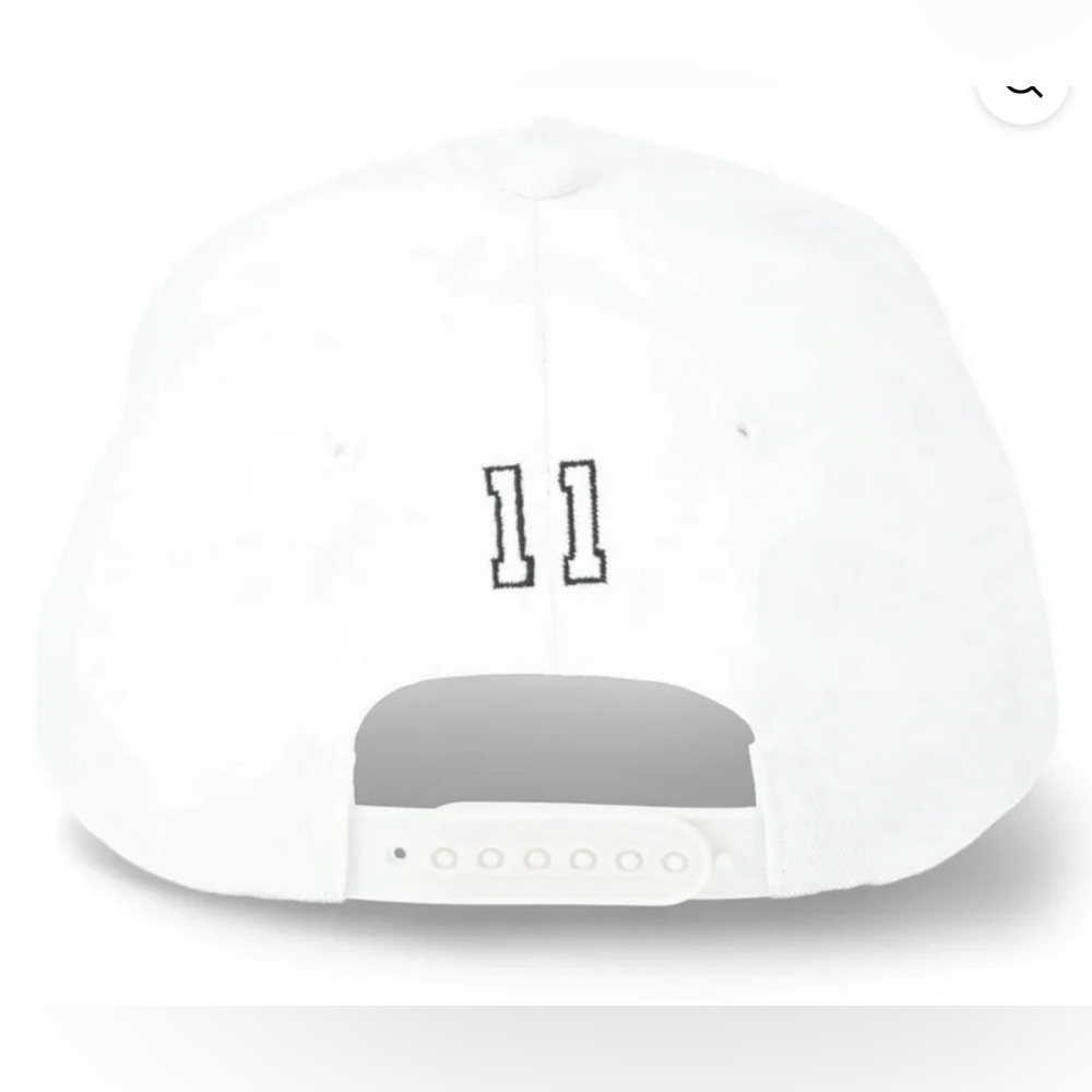Paris Hilton White Cap with Black Text - Picture 2 of 3